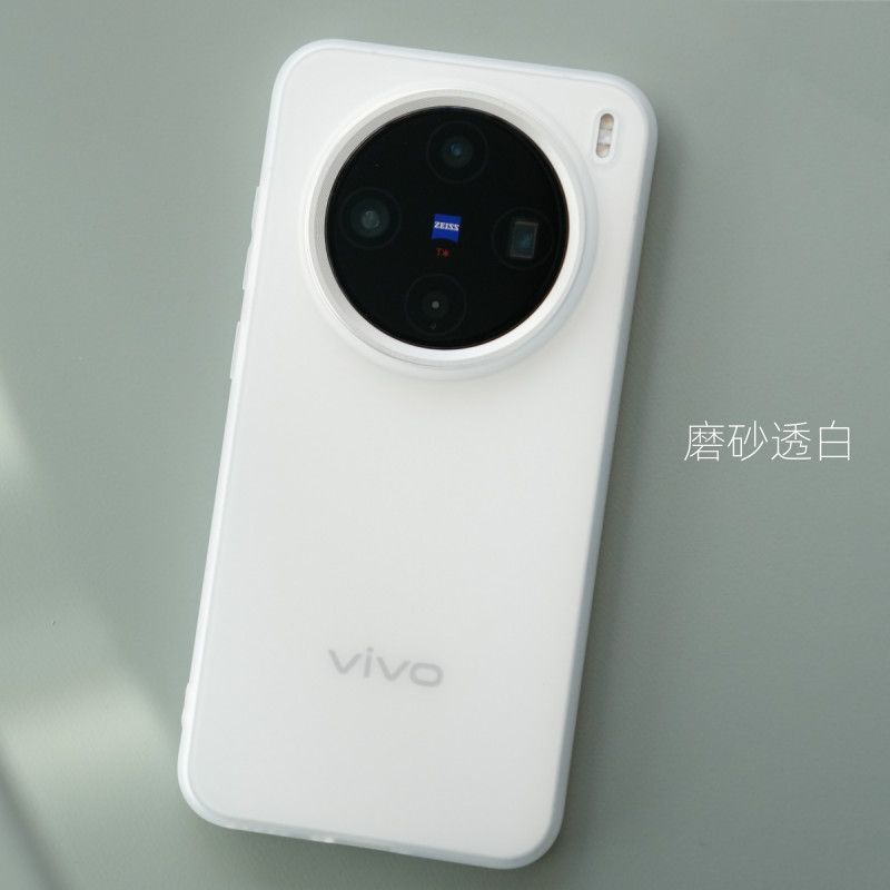 Transparent Frosted Elegance – Sleek, Minimalistic Design for Your Vivo X300 and pro