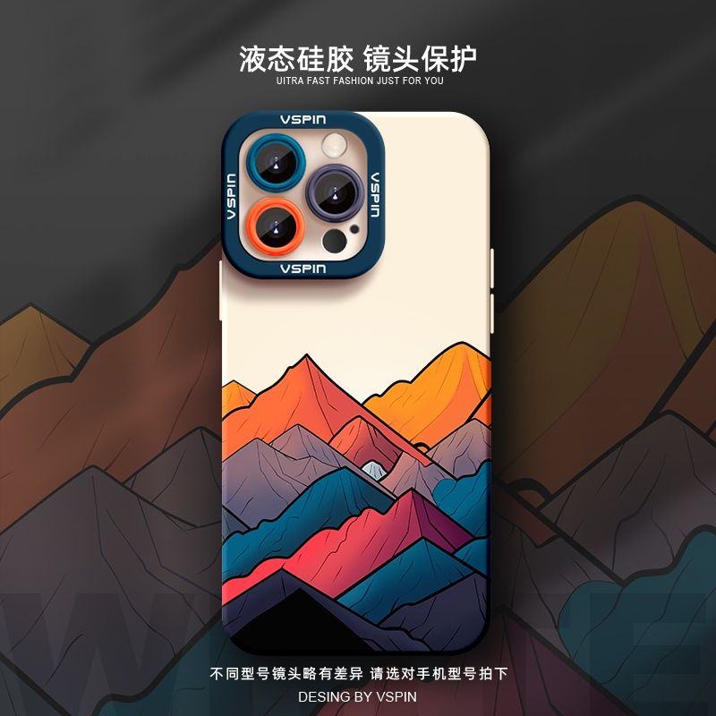 Redmi K80, K80 Pro & K80 Ultra VSPIN Mountain Series Liquid Silicone Case with Lens Protector