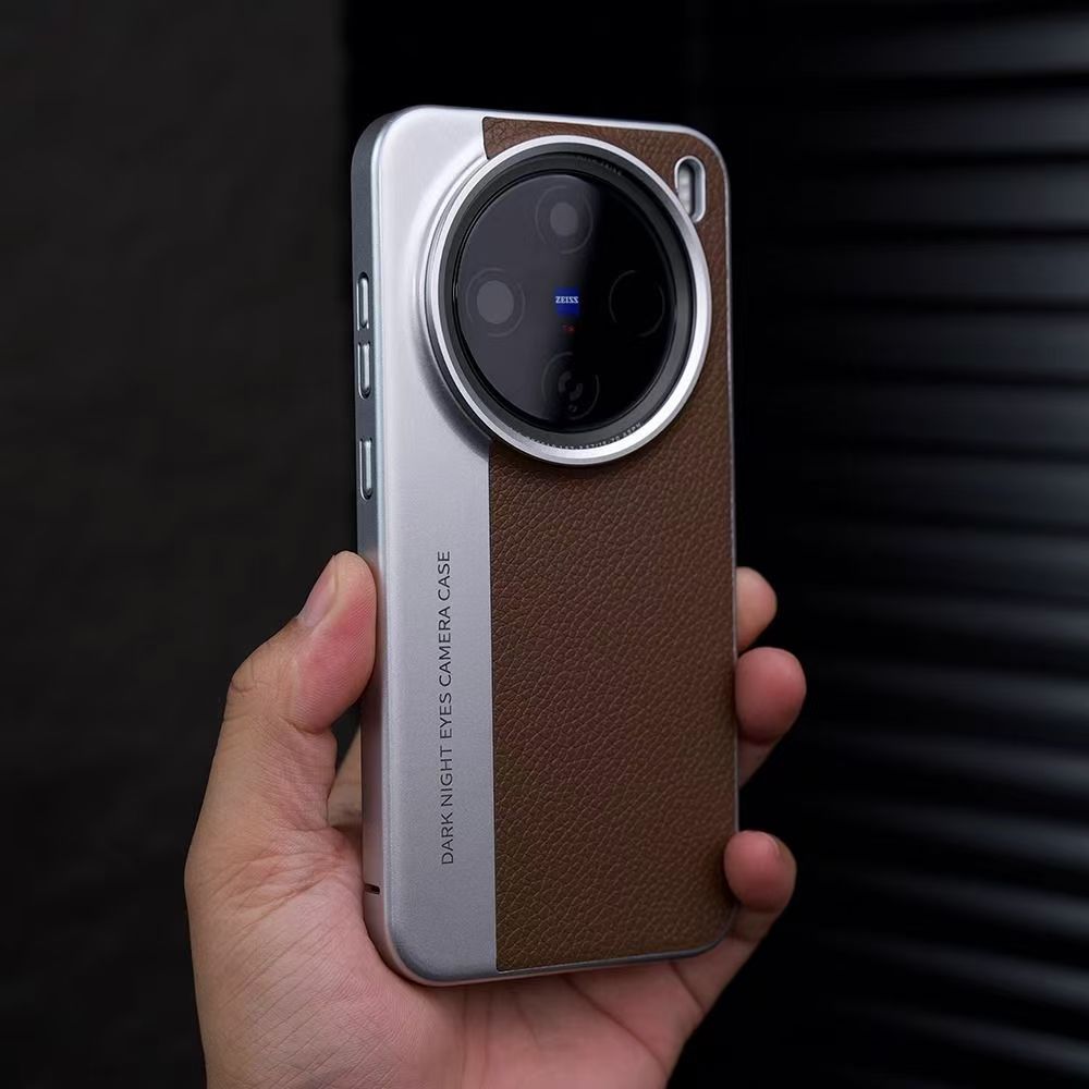 LuxEdge Leather Camera Case – Dark Night Eyes Series X200, X200 Pro, X200 Pro mini