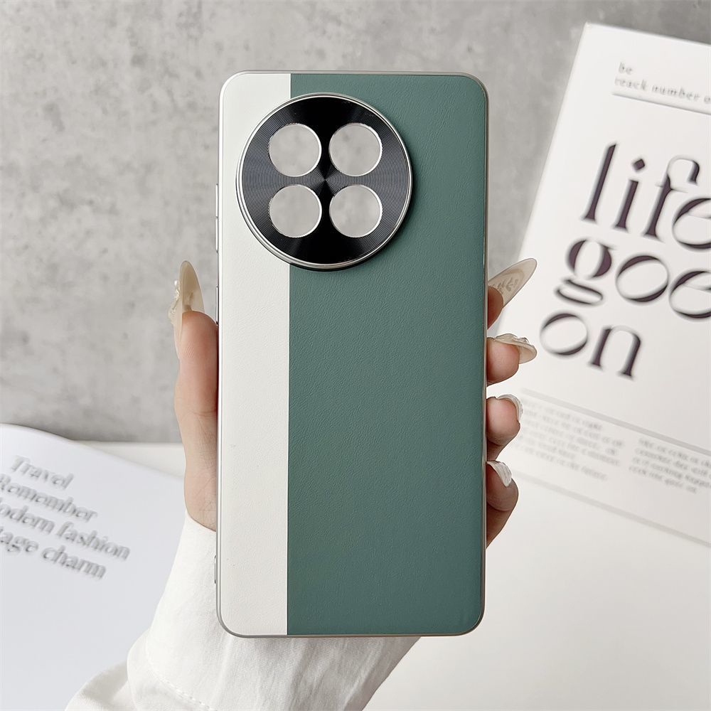 OnePlus 13R / Ace 5 / Ace 5 Pro – DuoTone Leather Stripe Case (3 Colors)