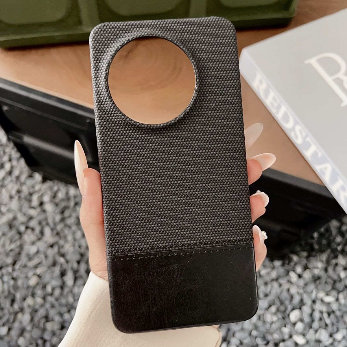 Premium Fabric & Leather Hybrid Phone Cases for OnePlus Ace 5, Ace 5 Pro, Ace 5 Ultra