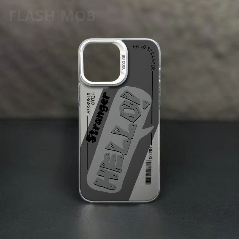 Redmi K80 / K80 Pro / K80 Ultra – “Hello Stranger” Clear Shockproof Case (Colored Lens Ring)